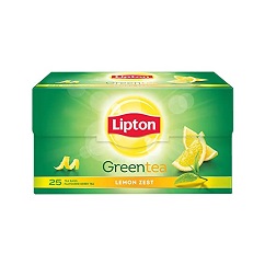 Lipton Green Tea Bag Lemon 100gm 25s