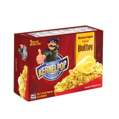 Kernelpop Microwave Popcorn English Butter3x1