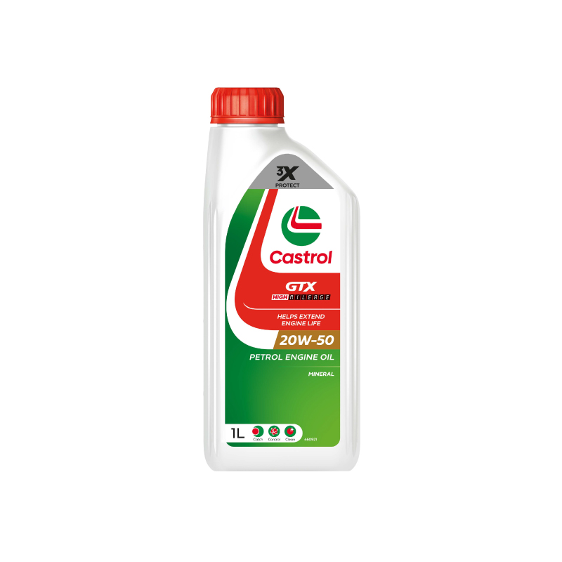 Castrol GTX High Mileage 20w50 1L