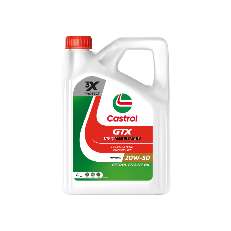 Castrol GTX High Mileage 20W50 4L