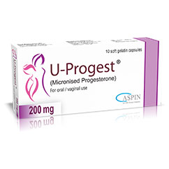 U-Progest 200mg Capsule